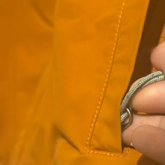 THE NORTH FACE Men Large Orange Hyvent rain windbreaker Jacket - Picture 14 of 14